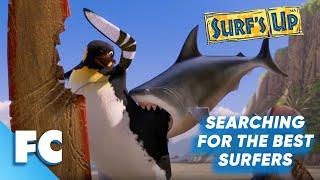 Surfs Up  Searching For The Best Surfers Around The World Scene  Free HD Animated Movie Clip  FC