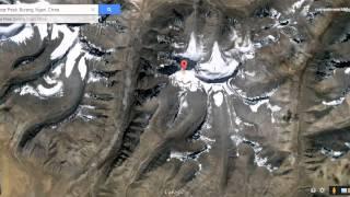 Lord Shivas mount kailash view from satellite map in Google Earth