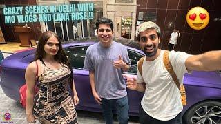 MO VLOGS & LANA ROSE got SCARED from AUDI S6 - DELHI SCENES  