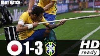 japan vs Brazil 1-3 Extended Highlights & Goals - Friendlies 10 Nov 2017