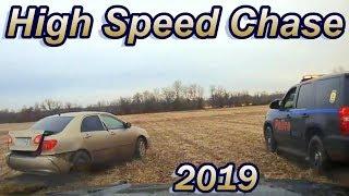 Dash Cam High Speed Chase of Stolen Car Miami  Oklahoma