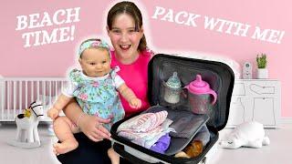 PACKING FOR MY REBORN TODDLER  - WERE GOING ON A BEACH HOLIDAY