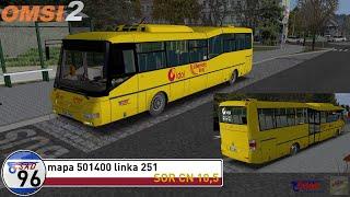 OMSI 2 #96 - mapa 501400 linka 251 - SOR CN105 + zájezd do garáží