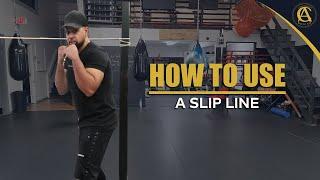 Boxing  How to use a Slip line
