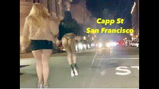 Red light districtCapp St.San Francisco CaStreet View4K