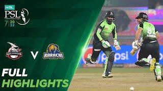 Full Highlights  Lahore Qalandars vs Karachi Kings  Match 26  HBL PSL 7  ML2T