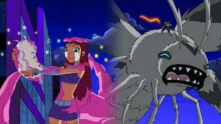 Teen Titans vs Silkie and Killer Moth - Teen Titans Can I Keep Him?