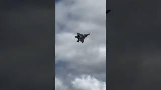 USAF F-22 Raptor Demo Team “Tactical Pitch” at the 2024 MCAS Cherry Point Air Show in North Carolina