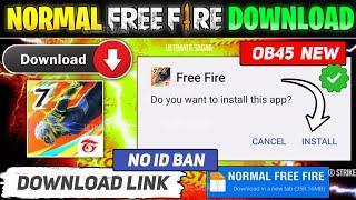 How To Download Free Fire  Free Fire Kaise Download Karen  Normal Free Fire Download Link