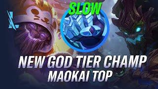 MAOKAI IS GOD TIER IN TOP LANE CHALLENGER MAOKAI GAMEPLAY BUILD & RUNES  RiftGuides  WildRift