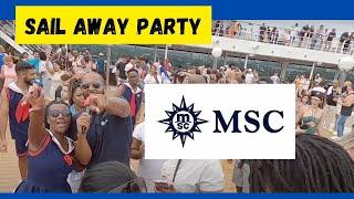 sail away party - MSC Magnifica cruise - Port Miami - June 14 2024