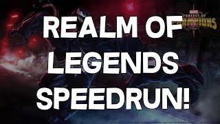 Realm of Legends Speedrun - Cleared in 39 Minutes and 21 Seconds - Marvel Contest of Champions