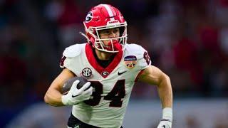 Ladd McConkey 2023 Georgia Highlights   HD