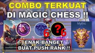 COMBO TERKUAT DI MAGIC CHESS  ENAK BANGET BUAT PUSH RANK  COMBO MAGIC CHESS TERKUAT 2024