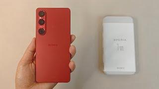 Sony Xperia 1VI Red Color Phone Unboxing & Hands On Specification Can not Persuade The Price.