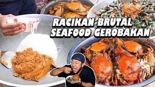 SEAFOOD PINGGIR JALAN PALING BRUTAL SEHARI BAWA SAMPE 300KG LUDES 