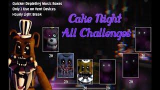 Project Readjusted 2 Cake Night All Challenges Completed