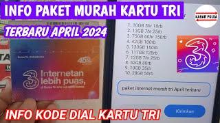 PAKET INTERNET MURAH KARTU TRI 2024  KODE DIAL MURAH TRI TERBARU