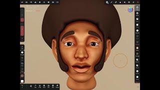 Nomad- How to Sculpt Face for Beginners  Step by Step Tutorial