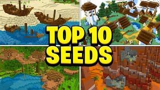 TOP 10 BEST SEEDS For Minecraft Pocket Edition PS4 Xbox Switch PC