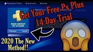 How To Get FREE Ps Plus 14 Day Trial 2020 NEW METHOD PS4