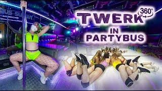 TWERK GIRLS IN PARTYBUS  VR 360  8k 360