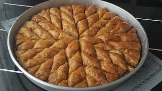 EN KOLAY BAKLAVA YÖNTEMİ BUDUROKLAVASIZ 4 BEZE ILE 1 TEPSİ BAKLAVA YAPIYORUZ