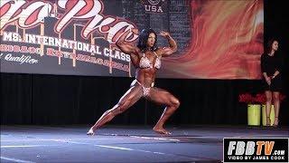 Female Bodybuilder LaDawn McDay - 2019 IFBB Chicago Pro - Posing Routine