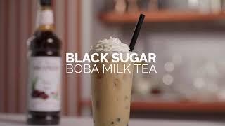 Recipe Inspiration Black Sugar Boba Milk Tea