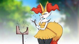 Silly Braixens Mischievous Little Scheme  SaltyXodium comic