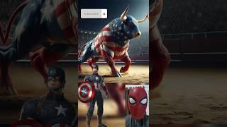 Superheroes but bull  Marvel & DC-All Characters #marvel #avengers#shorts