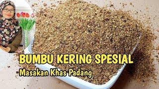 Bumbu Rahasia Masakan Padang Cara Membuat Stok Bumbu Kering Minang