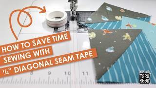 How to Use quarter inch Diagonal Seam Tape