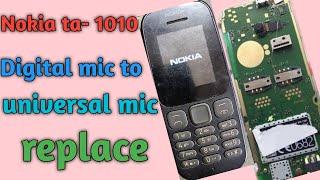 Nokia Ta 1010 Crystal Mic To Universal Mic Replace 100% Working 