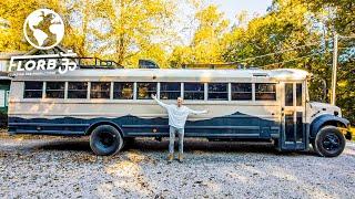 College Students Bus Conversion Is Nicer than most Apartments