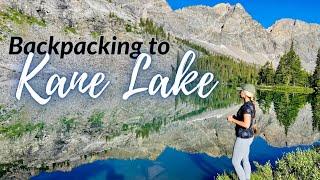 Backpacking to KANE LAKE in Idahos Pioneer Mountain Range  Kane Lake Idaho  Majestic Waterfalls