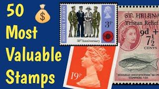 Most Expensive Stamps In The World - Episode 2  50 Rare Valuable Stamps
