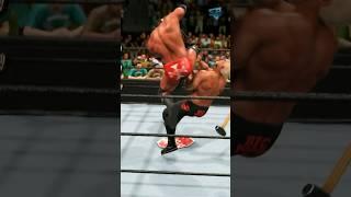 Big Poppa Pump Scott Steiner put to Sleep by Triple h #wwe2k23 #shorts