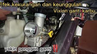 Vixion pakai Karbu pe kelemahankeunggulan cdi 5tl