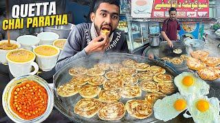 Extreme Heaven Breakfast at Old Quetta Chai Paratha - Karak Chai - 22 different Parathas