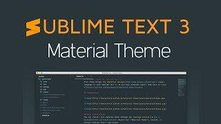 How to Install Material Theme for Sublime Text 3 Step by Step - Tutorial #3