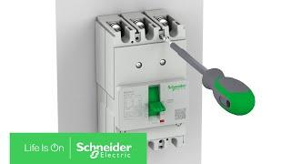 GoPact MCCB - How to Mount the Circuit Breaker and Attach Cable  Schneider Electric Support