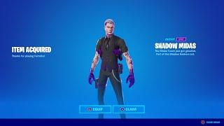 HOW TO GET SHADOW MIDAS SKIN IN FORTNITE