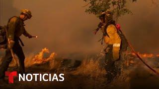 Declaran estado de emergencia en California por el azote de dos incendios  Noticias Telemundo