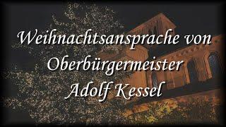 Weihnachtsgrüße von Oberbürgermeister Adolf Kessel