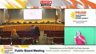 PSUSD Board Meeting 02.14.2023