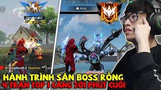 HÙNG AKIRA VÀ HÀNH TRÌNH LEO RANK CAO THỦ SĂN BOSS THỬ THÁCH DIỆT RỒNG VỚI 4 TRẬN TOP 1 ĐẦY KHÓ KHĂN