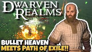 NEW Bullet Heaven Meets Path of Exile Best Dopamine Farm 2024  Dwarven Realms