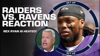 ONE TIME ONE TIME ️ - Rex Ryan can’t believe Derrick Henry’s usage in the Ravens’ loss  Get Up