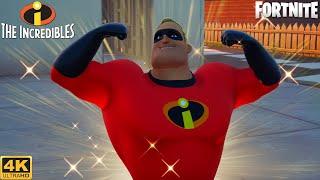 Mr. Incredible Gameplay - Fortnite 4K 60FPS